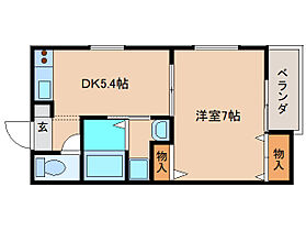 ＩＮＧ．2  ｜ 奈良県奈良市富雄北1丁目（賃貸マンション1DK・4階・29.00㎡） その2