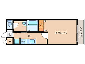 カモミール喜光  ｜ 奈良県奈良市菅原町（賃貸マンション1K・2階・29.75㎡） その2