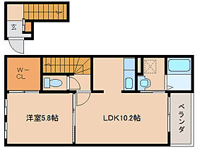 奈良県橿原市出合町160-1（賃貸アパート1LDK・2階・43.80㎡） その2