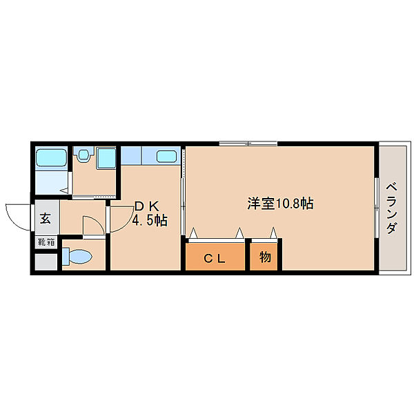 サンモールII 101｜奈良県橿原市石川町(賃貸マンション1DK・1階・36.60㎡)の写真 その2