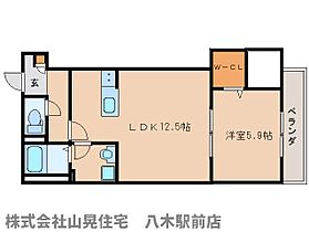 奈良県橿原市小綱町11-20（賃貸アパート1LDK・1階・42.80㎡） その2