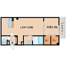 ARCENCIELCOURT橿原神宮前 402 ｜ 奈良県橿原市見瀬町26-1（賃貸マンション1LDK・4階・45.11㎡） その2