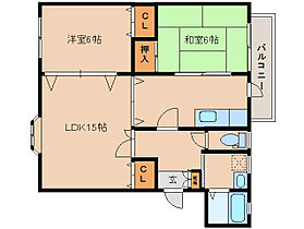 奈良県橿原市新口町236-17（賃貸アパート2LDK・2階・58.00㎡） その2