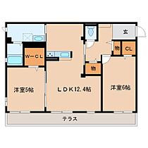 奈良県橿原市常盤町152（賃貸アパート2LDK・2階・58.00㎡） その2