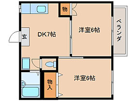 奈良県橿原市新賀町292（賃貸アパート2DK・2階・35.00㎡） その2