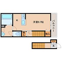 奈良県橿原市大久保町106-1（賃貸アパート1R・2階・26.73㎡） その1