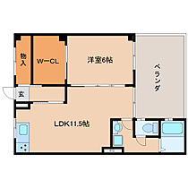 奈良県橿原市土橋町136-3（賃貸マンション1LDK・2階・46.98㎡） その2