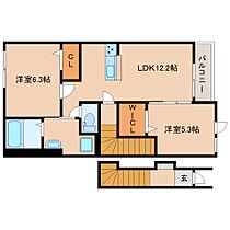 奈良県橿原市東坊城町333-1（賃貸マンション2LDK・2階・57.84㎡） その2