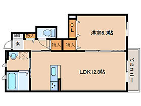 奈良県橿原市四分町141-9（賃貸アパート1LDK・1階・46.60㎡） その2