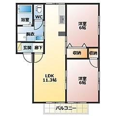 物件の間取り