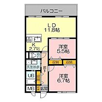 ｉマンション 405 ｜ 鳥取県米子市東福原7丁目（賃貸マンション2LDK・4階・62.37㎡） その2