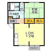 フロールＴ 102 ｜ 鳥取県米子市中島2丁目（賃貸アパート1LDK・1階・43.60㎡） その2