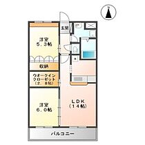 プランドールII 202 ｜ 鳥取県米子市観音寺新町4丁目（賃貸マンション2LDK・2階・61.11㎡） その2