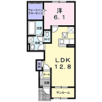 ラフィーネ・マリアージュ　II 103 ｜ 鳥取県米子市淀江町佐陀（賃貸アパート1LDK・1階・50.16㎡） その2