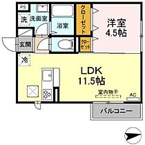 TORISIA新開 105 ｜ 鳥取県米子市新開7丁目（賃貸アパート1LDK・1階・37.77㎡） その2