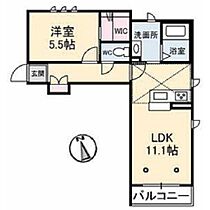 シャーメゾン祇園 101 ｜ 鳥取県米子市祇園町2丁目（賃貸アパート1LDK・1階・44.45㎡） その2