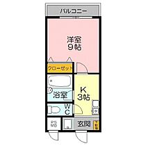 三記マンション弐号館 103 ｜ 鳥取県米子市目久美町（賃貸マンション1K・1階・24.30㎡） その2