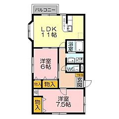物件の間取り