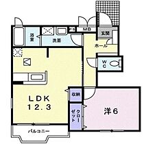 リバーサイドビューＣ 101 ｜ 群馬県高崎市倉賀野町（賃貸アパート1LDK・1階・47.05㎡） その2