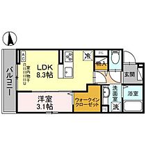 ミライフハウス栄町 203 ｜ 群馬県高崎市栄町（賃貸アパート1LDK・2階・32.73㎡） その1