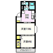 サンコーポ吉井 105 ｜ 群馬県高崎市上中居町（賃貸マンション2DK・1階・38.01㎡） その2