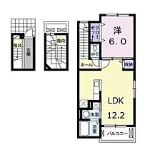 フェリーチェ　エム　マーレ 301 ｜ 群馬県高崎市東貝沢町3丁目（賃貸アパート1LDK・3階・53.36㎡） その2