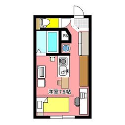あさひレジデンス上中居 1階/102