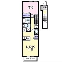 グレース柳町 202 ｜ 群馬県高崎市貝沢町（賃貸アパート1LDK・2階・41.98㎡） その2