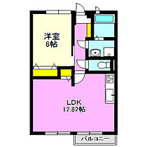 メルヴェーユ 104 ｜ 群馬県高崎市中居町4丁目（賃貸アパート1LDK・1階・46.13㎡） その2