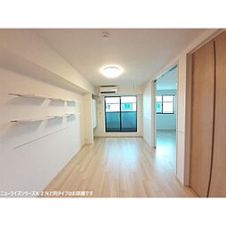 クレイドル下斎田Ｂ 202 2階2LDKのリビング/ダイニング