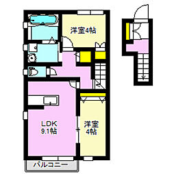 La Vita Brillante II 2階