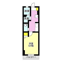 ルミエール県立女子大前B 2階