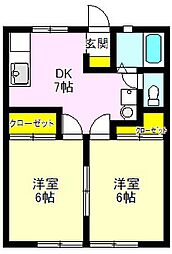 タウンハイツI 2階