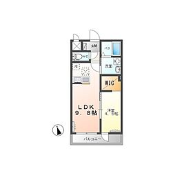 サンライズアイズ 1LDKの間取図画像