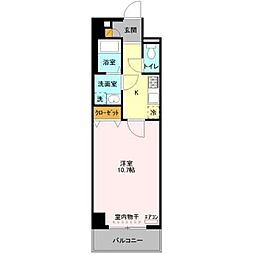 ExpoComfort2 1Kの間取図画像