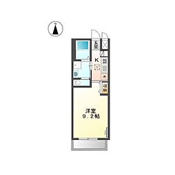 間取図画像 1K