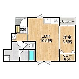 間取図画像 1LDK