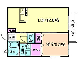 メゾンドコウ 203 ｜ 大阪府大阪市此花区伝法5丁目（賃貸アパート1LDK・2階・42.00㎡） その2