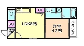 大阪府大阪市西淀川区佃4丁目（賃貸マンション1LDK・1階・30.69㎡） その1