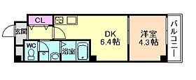 大阪府大阪市福島区玉川2丁目（賃貸マンション1DK・2階・27.15㎡） その2