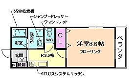 仮称）石橋2丁目プロジェクト 203 ｜ 大阪府池田市石橋2丁目（賃貸アパート1K・2階・29.35㎡） その2