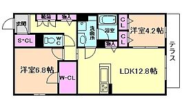 大阪府箕面市小野原西2丁目（賃貸マンション2LDK・1階・65.71㎡） その2