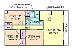 物件の間取り
