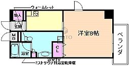 フロンティアゲート淀川 1Kの間取図画像