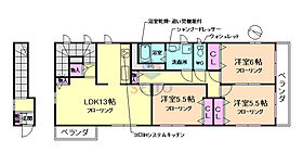 松尾ハイツ  ｜ 大阪府豊中市本町6丁目（賃貸アパート3LDK・2階・75.00㎡） その2