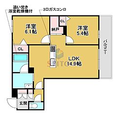 物件の間取り