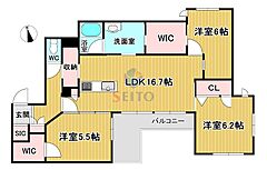 物件の間取り