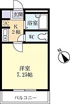 サニープレイスひたち野 0305 ｜ 茨城県土浦市荒川本郷（賃貸アパート1K・3階・23.18㎡） その2