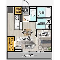 ルピナスK  ｜ 茨城県つくば市天久保3丁目（賃貸アパート1LDK・2階・30.13㎡） その2