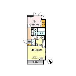 間取図画像 1LDK